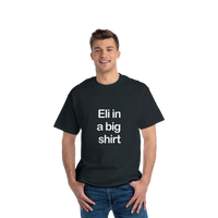 Eli in a Big Shirt Tee